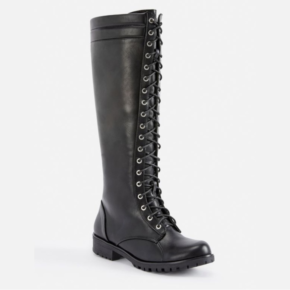 NWT Knee high black boots